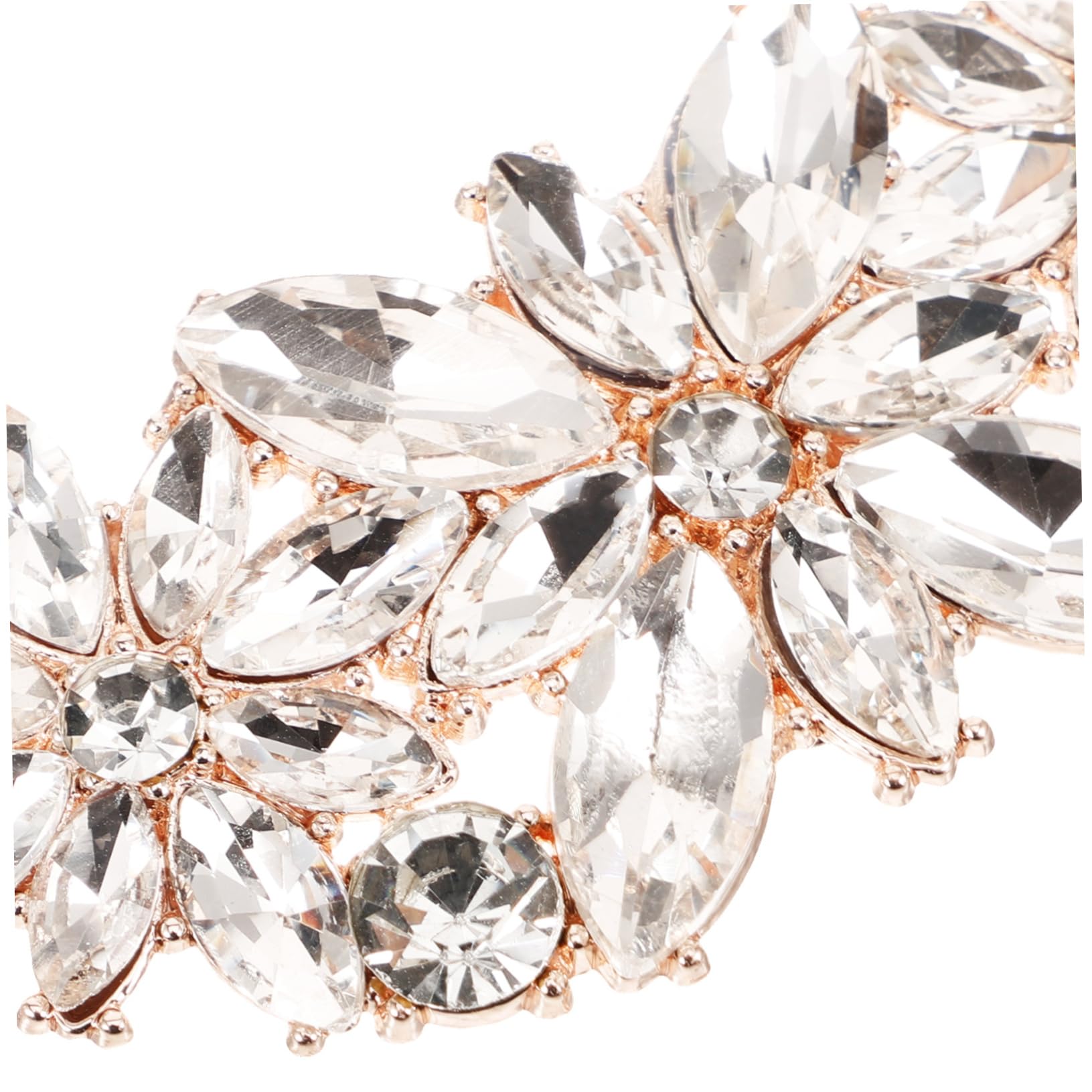 PACKOVE Accessori Per Fiori Di Scarpe Con Strass Matrimonio Decorazioni Clip Per Scarpe Adornare Calzante Decorazioni Matrimonio Fibbia Per Scarpe Rimovibile Golden Lega Di Zinco