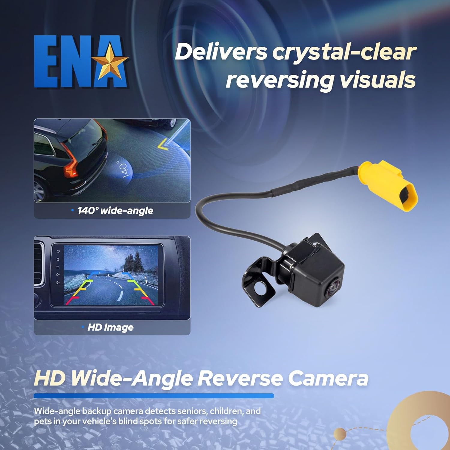 Rear View Backup Camera Compatible with Kia Sorento 2009 2011 2012 2013 Reverse Camera Replacement for ‎95760-2P202 95760-2P000 95760-2P201 95760-2P202FFF 592-267 PAC175 957602P000 957602P201