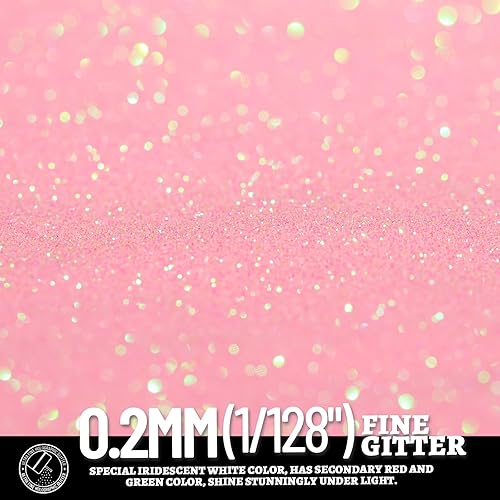 Miniatura 107 de LEOBRO Brillantina rosa, 5.29 onzas, purpurina gruesa rosa intenso para manualidades, resina, cuerpo de uñas, decoración de fiestas de vacaciones