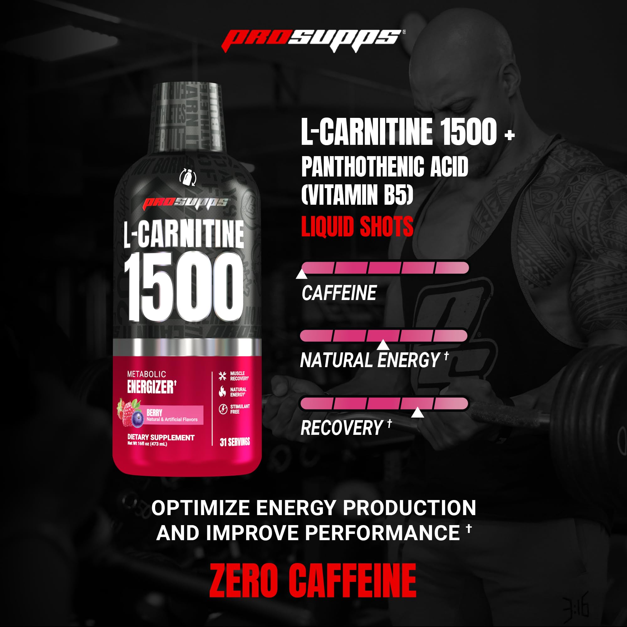 Amazon.com: PROSUPPS L-Carnitine 1500 inyecciones lquidas sin estimulantes para hombres y mujeres, bebida de entrenamiento energizante metablico para el rendimiento y la recuperacin muscular (31 porciones, : Salud y Hogar Amazon.com: PROSUPPS L-Carnitine 1500 inyecciones lquidas sin estimulantes para hombres y mujeres, bebida de entrenamiento energizante metablico para el rendimiento y la recuperacin muscular (31 porciones, : Salud y Hogar