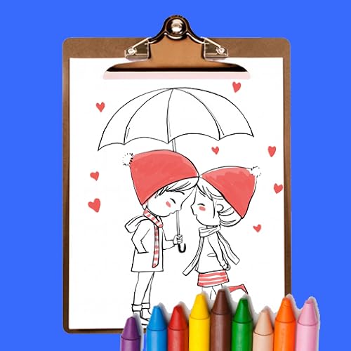 Romantic Love Coloring Book
