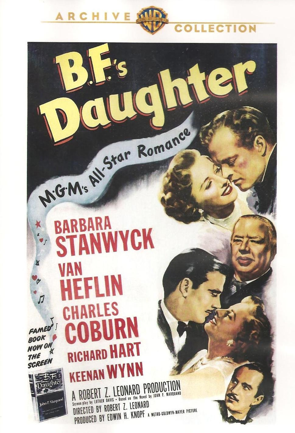 B.F.'s Daughter DVD de cine clásico de Estados Unidos en formato físico original