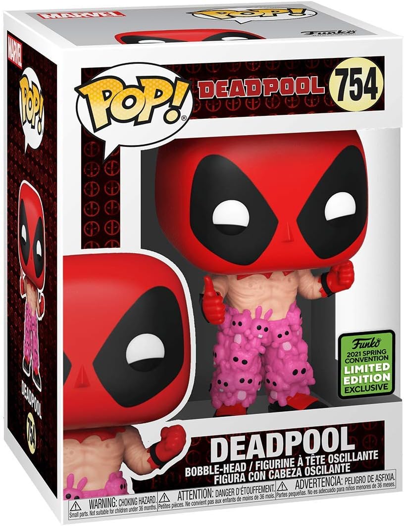 Funko POP! Deadpool - Deadpool with Teddy Bear Pants (ECCC 2021 Shared Exclusive)