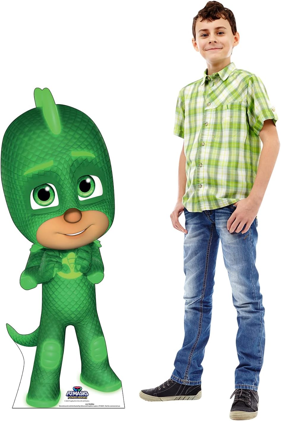 Cardboard People Gekko Cardboard Cutout Standup - PJ Masks