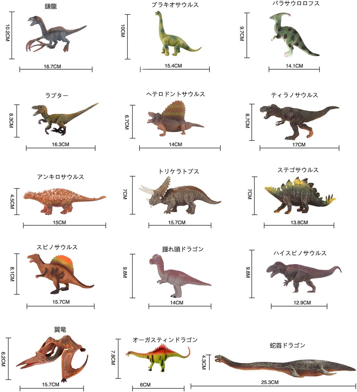 Amazon 15種類の恐竜教育玩具ハンドル収納ボックス敷物手作りスピードドラゴンティラノサウルストリケラトプス子供誕生日ギフト新年ギフト少年少女のおもちゃ 大工さん おもちゃ