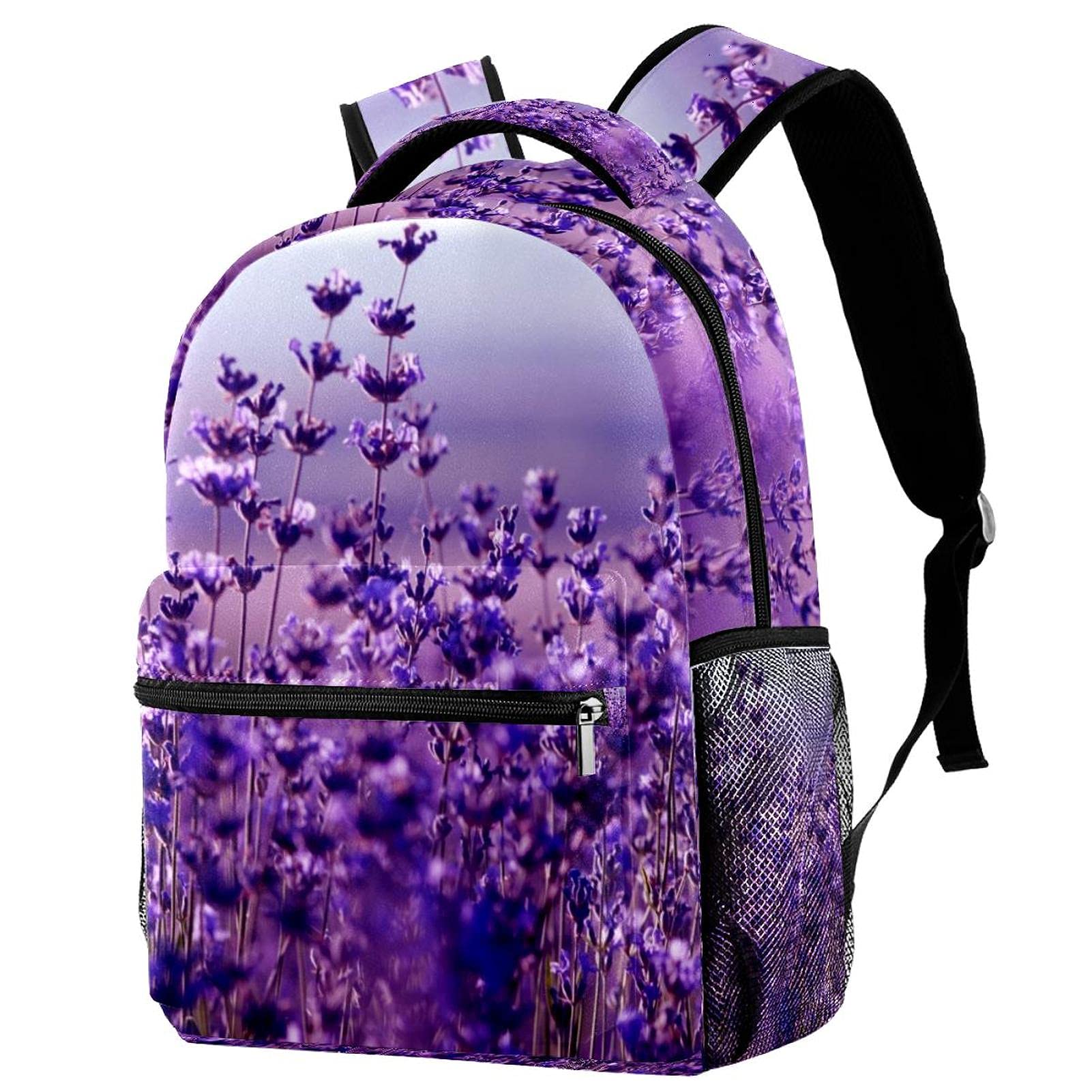 Sac à dos de voyage grand compartiment imprimé tournesol