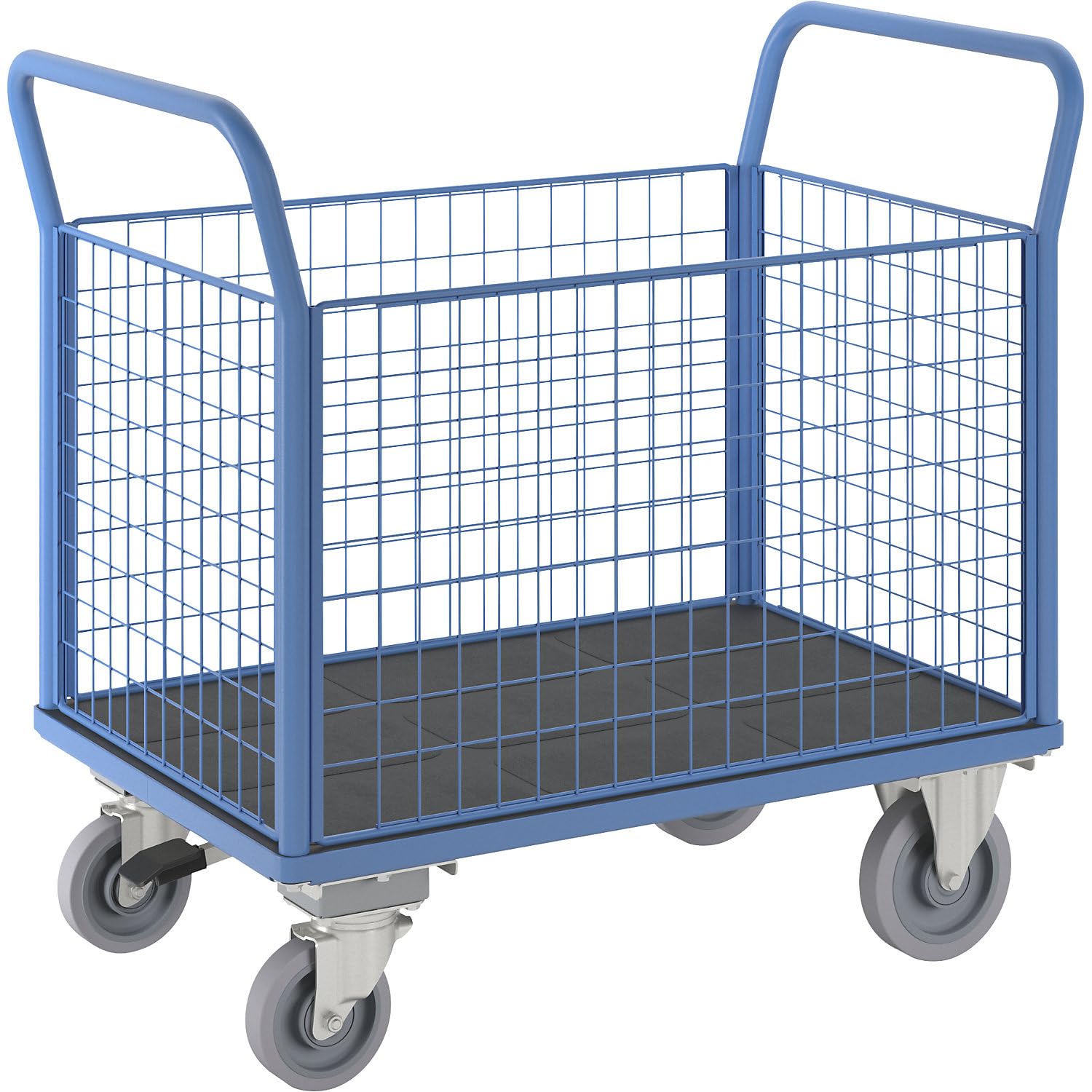 eurokraft Pro | Chariot Plate-Forme à parois grillagées