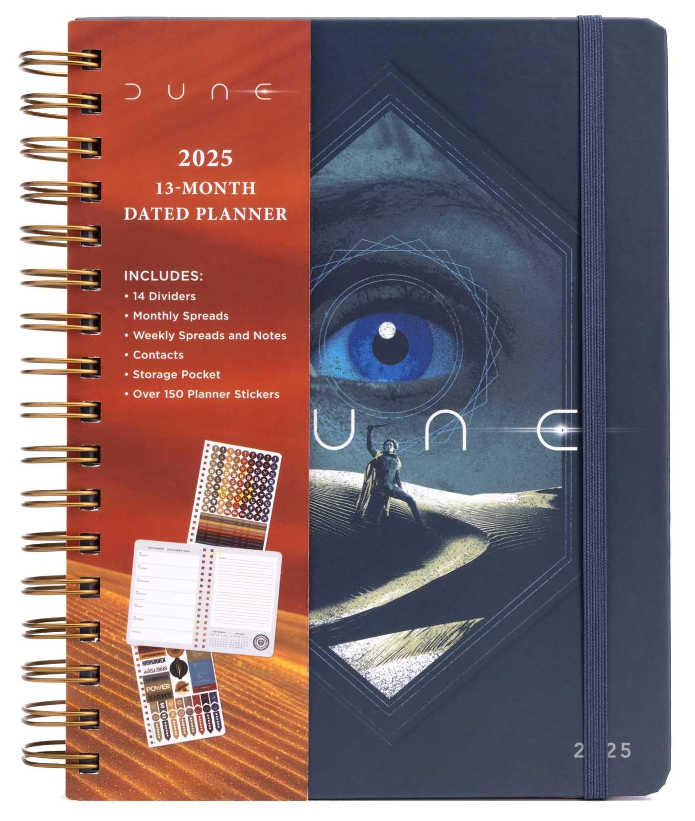 Dune: Part 2 13-Month Weekly Planner agenda créatif pour organiser vos semaines