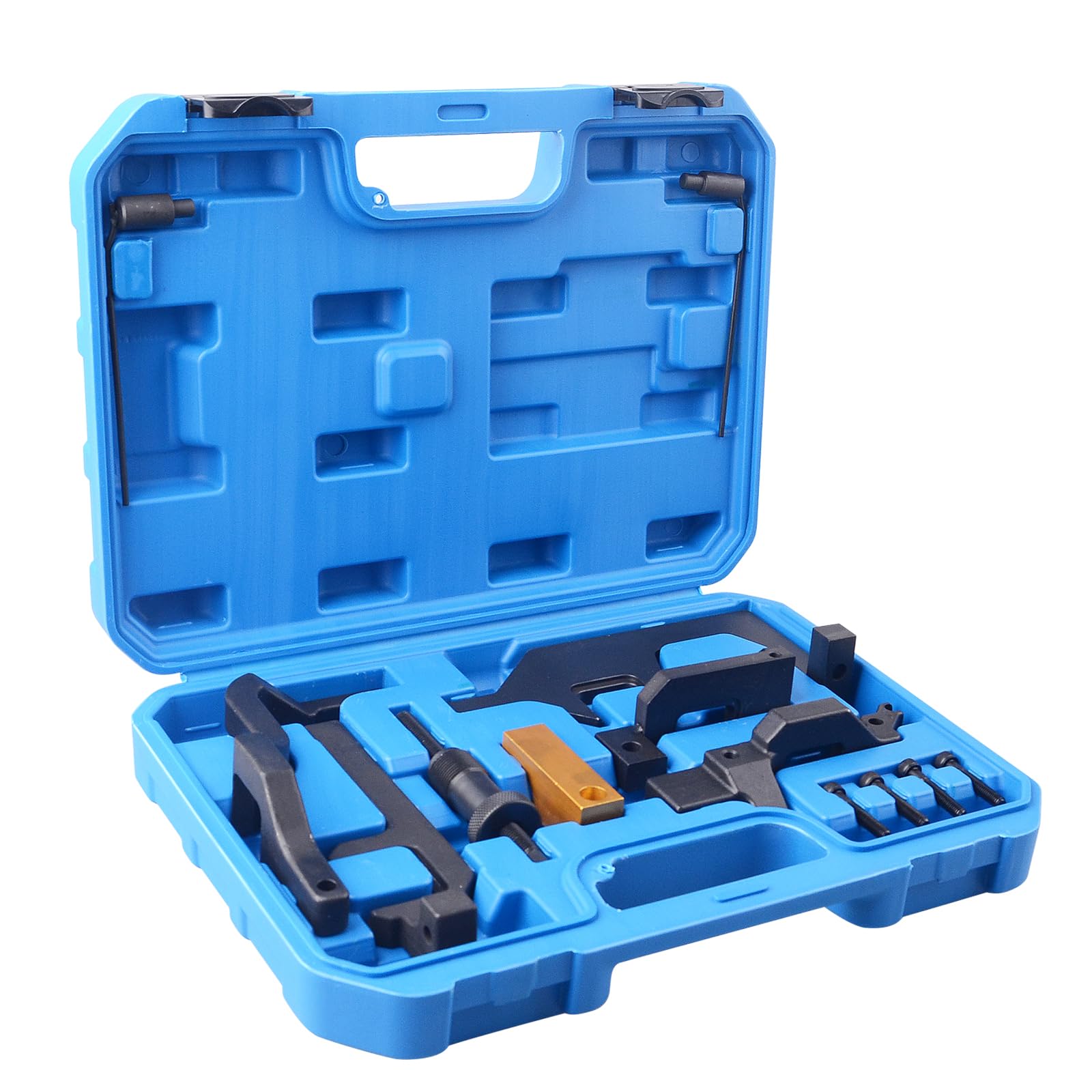 DAYUAN Herramienta de ajuste del motor, juego de herramientas de alineación de árbol de levas, compatible con BMW Mini Cooper R55 R56 R57 R60 N12 N13 N14 N16 N18 1.4 1.6 Herramienta de ajuste del