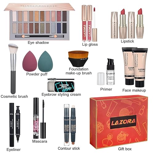 Miniatura 2 de Kit de maquillaje para adolescentes para adolescentes de 14 a 16 años, incluye paleta de sombra de ojos de 20 colores, kit de maquillaje para niñas