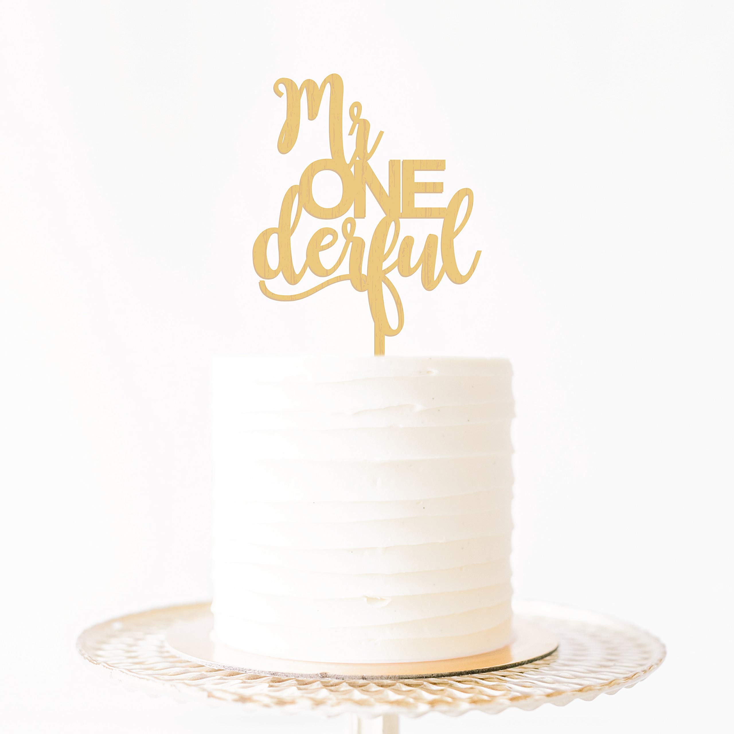 Mr Onederful Cake Topper, Birthday Cake Topper, 1st Birthday Cake Topper, Birthday Party Decor, Cake Smash, First Birthday, Wood Cake Topper