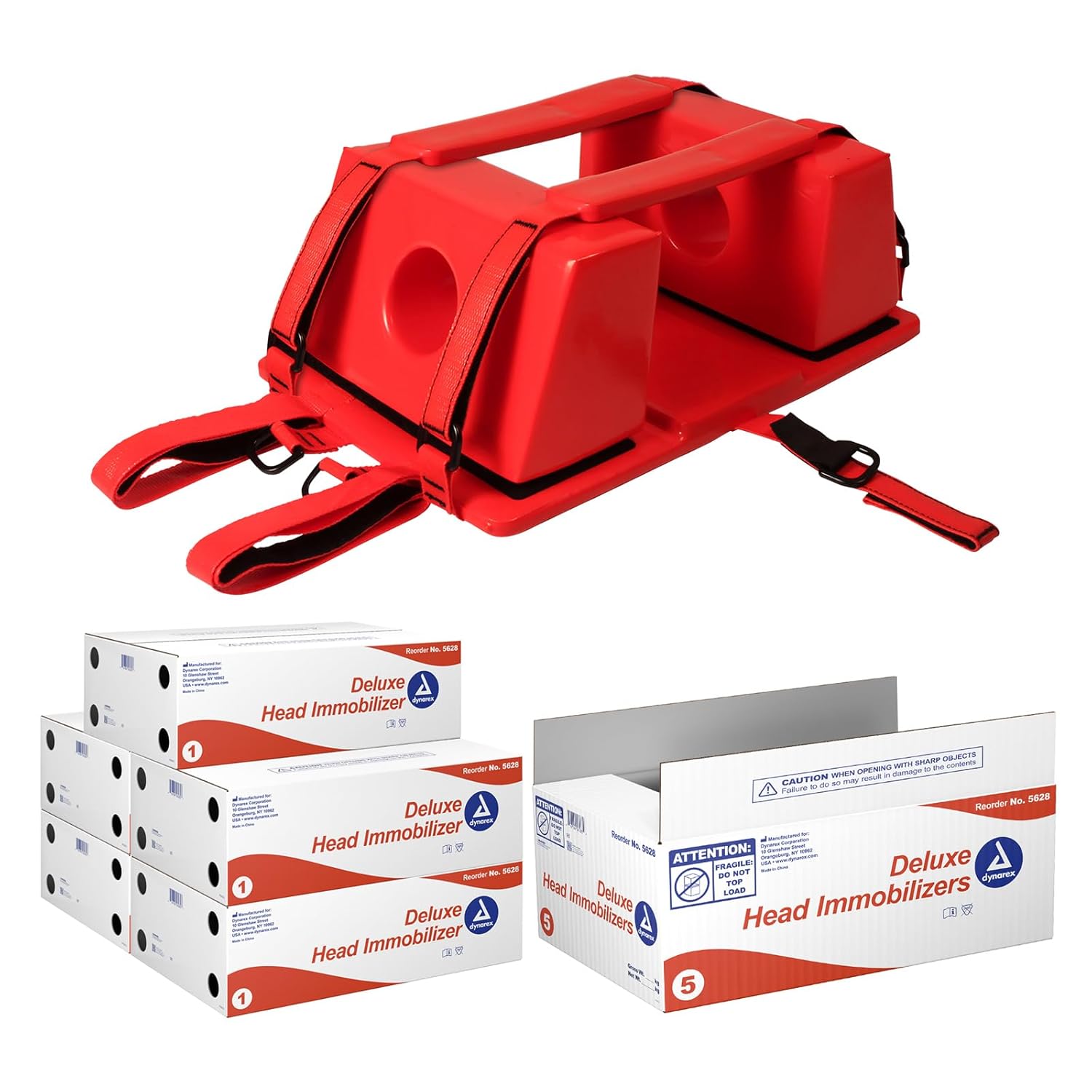 Dynarex 5627 Cardboard Head immobilizer (Pack of 100)