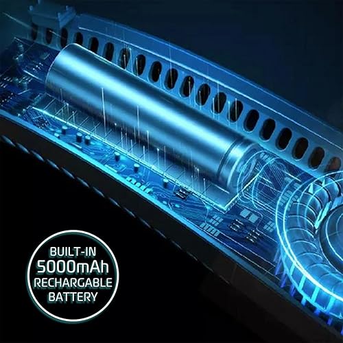 Miniatura 4 de AlphaCool Ventilador de cuello portátil, aire acondicionado de cuello recargable, ventilador de enfriamiento personal, hasta 12 horas de enfriamiento