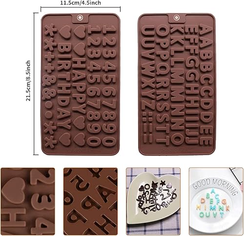 Miniatura 3 de Molde para chocolate en forma de corazón - Molde para pastel con forma de corazón de diamante - Bandejas de silicona para postres de chocolate -