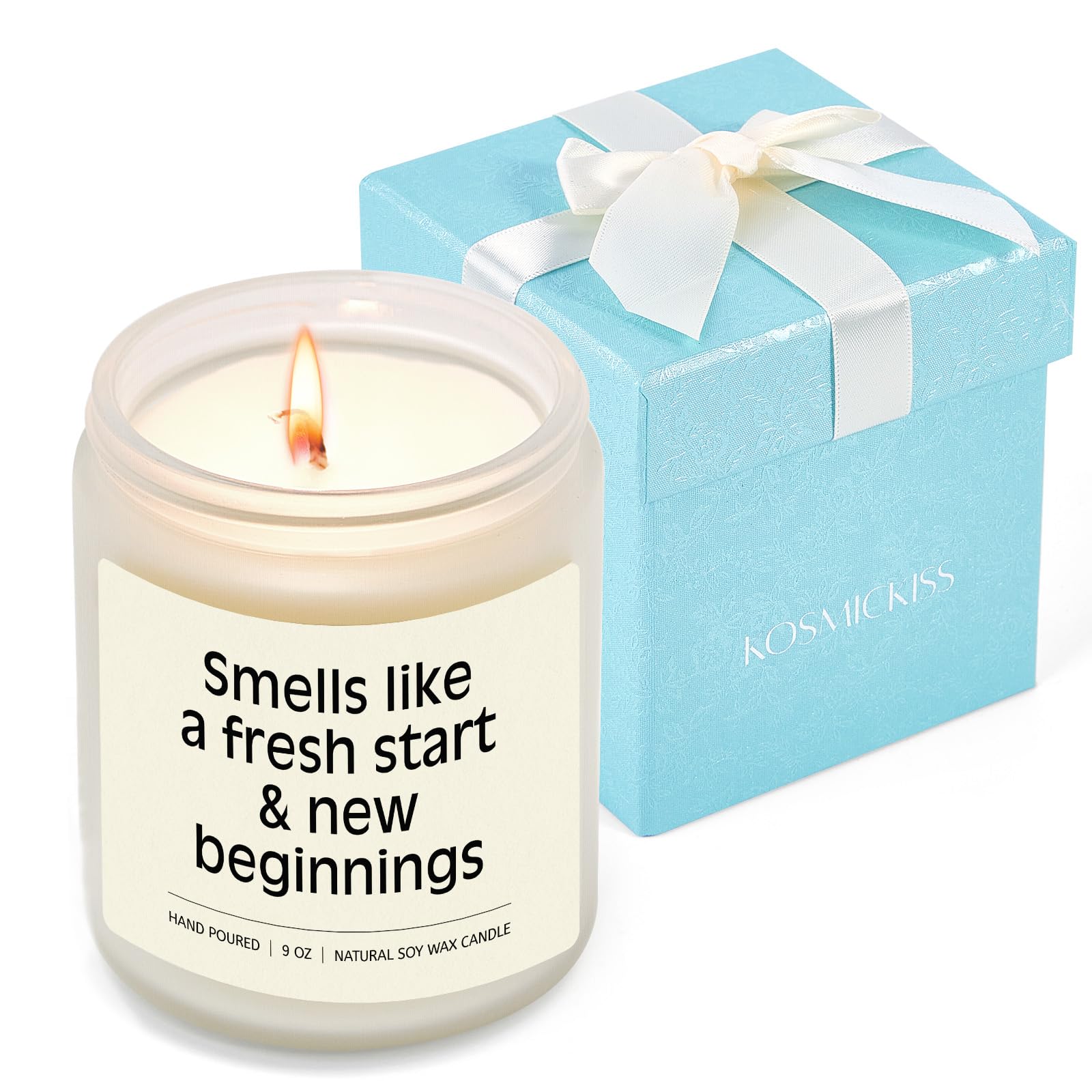 New Beggings Gifts for Women, Divorce Gifts for Women Men, Congratulations Breakup New Job Going Away Gift for Woman Friends Coworker, Happily Divorced Soy Wax Candle