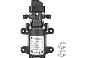 DC 12V Diaphragm Sprayer Pump 0.9 GPM 131Psi