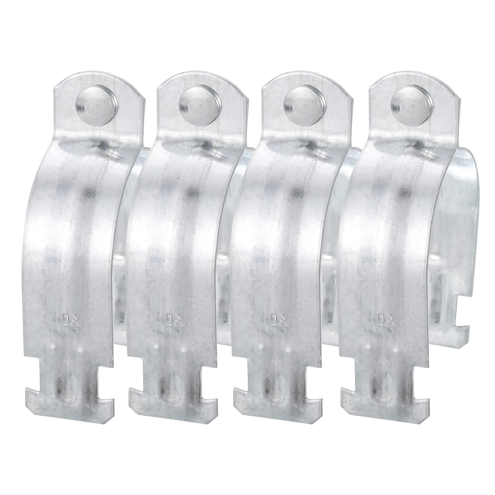 UXCELL 1-7/8" EMT Strut Clamps, 4Pcs Universal Steel Pipe Clamps with Bolt and Nut for Rigid Conduit and EMT-picture-15