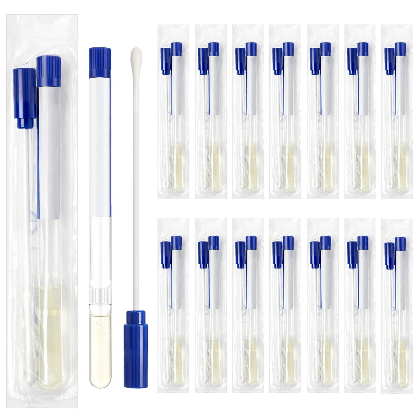 TrelaCo 25 Pcs Transport Swab with Preservation Gel, Plastic Shaft with Rayon Tip for Sample Collection and Recovery — Amazon image 9