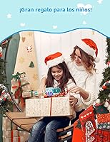 Vista 6 de Amazmic Máquina de micrófono de karaoke para niños, juguetes para niñas, micrófono Bluetooth con luz LED, regalo de Navidad y cumpleaños para niñas