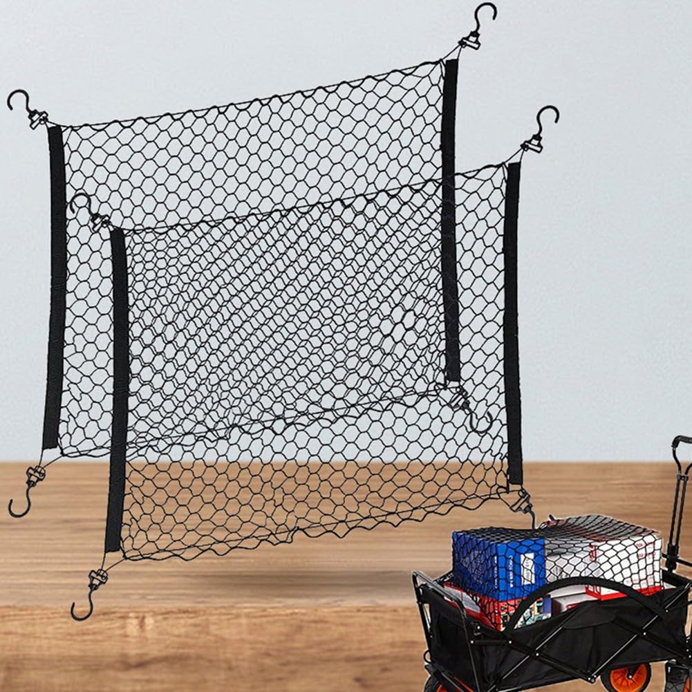 Rete Parasole E Antinsetti Per Carrello Da Giardino – Copertura Pieghevole Universale 88x48x50 Cm In Poliestere, Con Cerniere Laterali