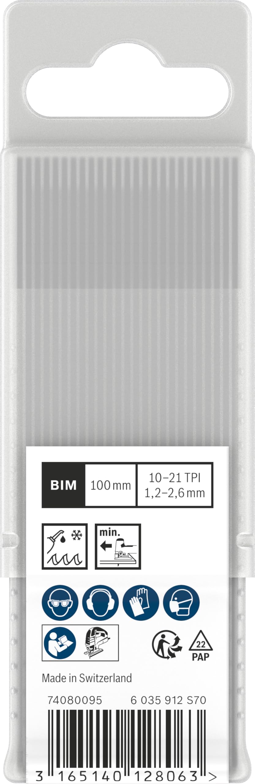 Bosch Professional 25x Lame per seghetto alternativo T 123 XF Progressor for Metal (per Lamiere di acciaio, accessorio Seghetto alternativo)