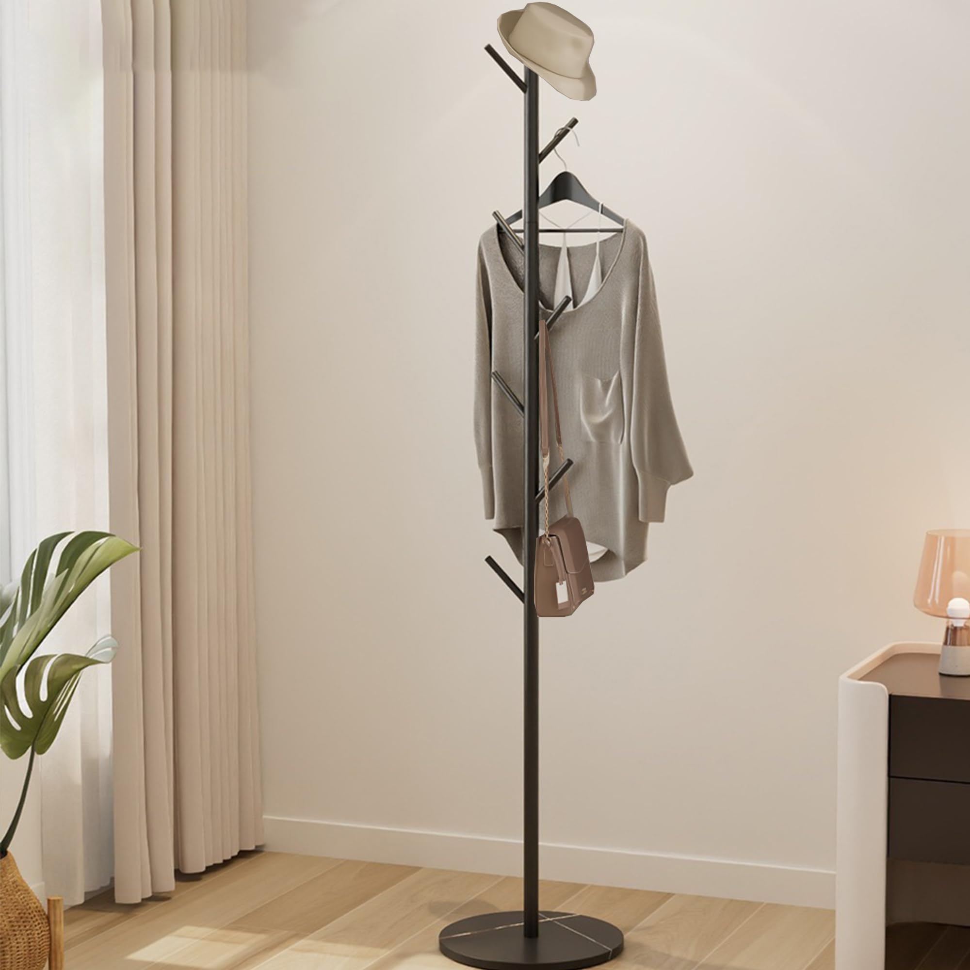 Amazon.co.jp: ポールハンガー コート掛け スタンド ハンガー