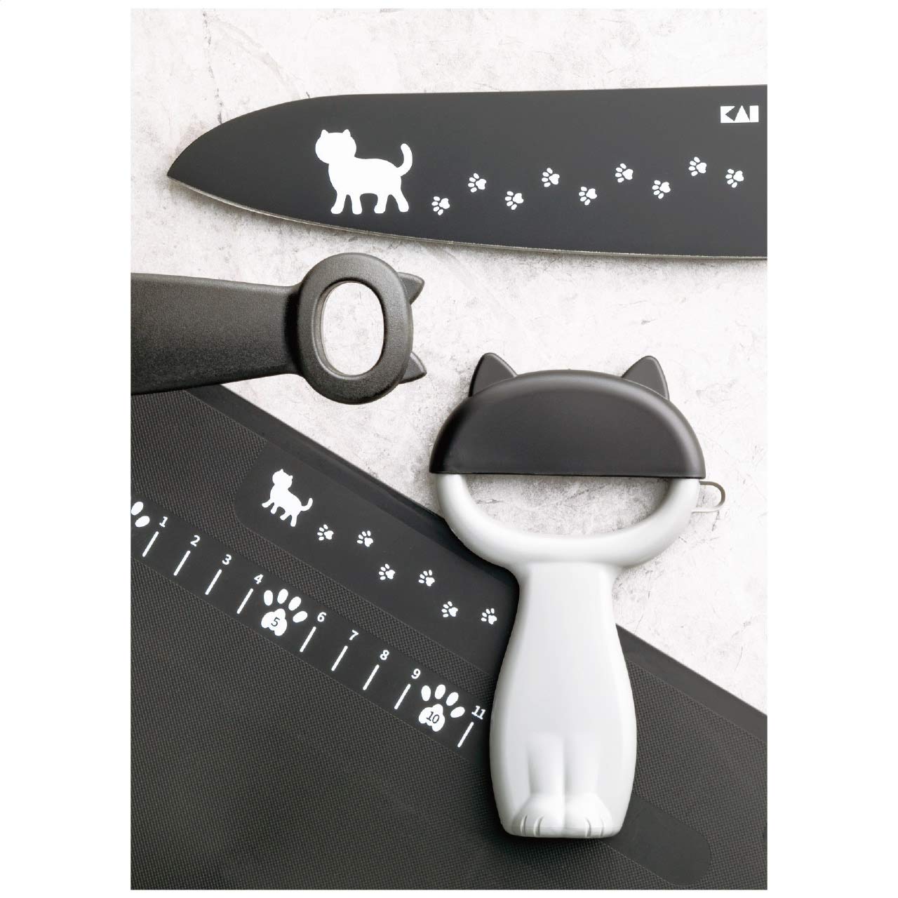 Amazon.co.jp: 【お買い得】 貝印 ニャミー（Nyammy） 3点セット