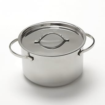 American Metalcraft MPL14 Stainless Steel Mini Pot with Lid, 14 oz.