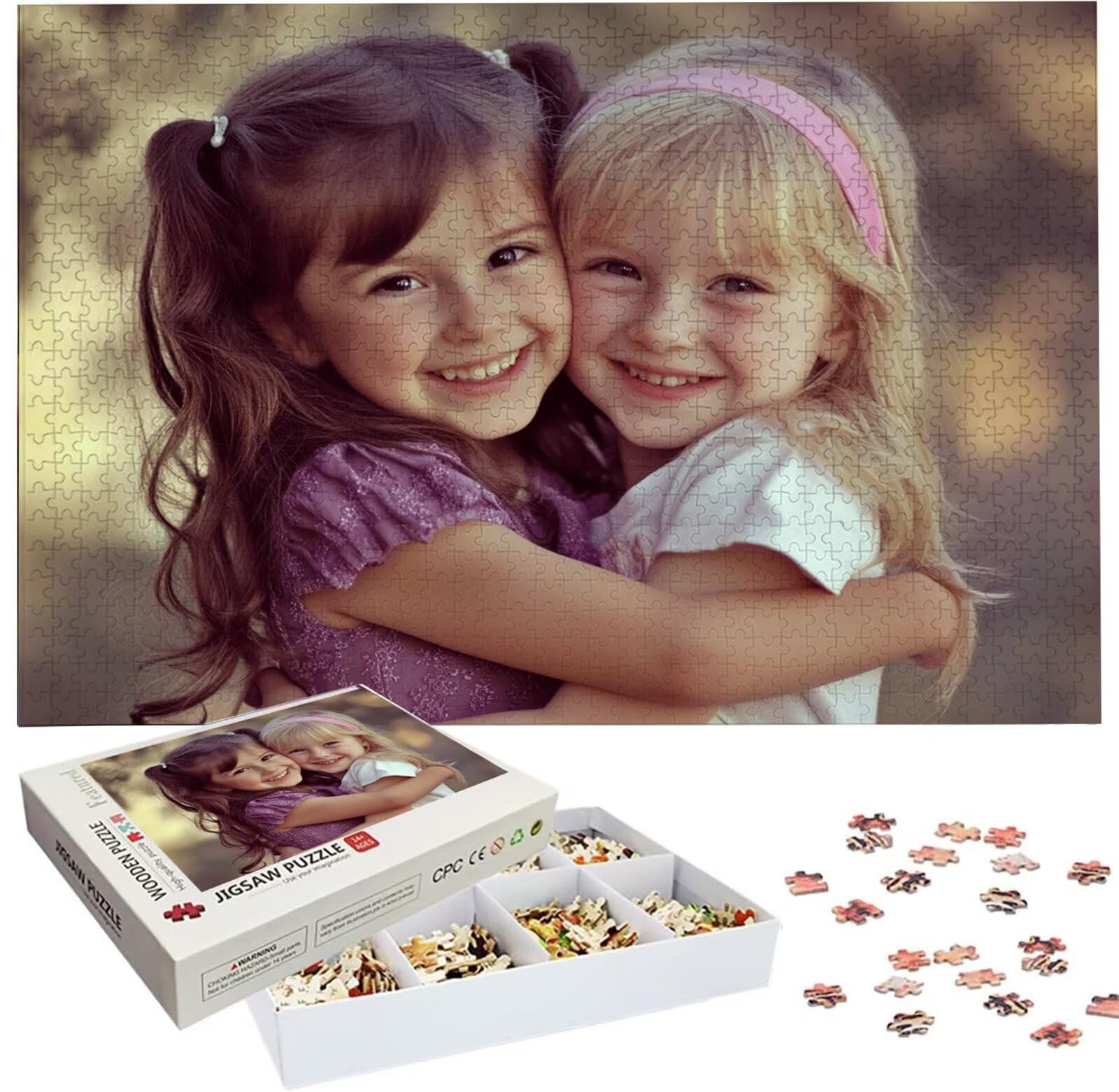 Puzzle Personalizzato con Foto e Testo 5000 Pezzi - Stampa in HD, W-5916