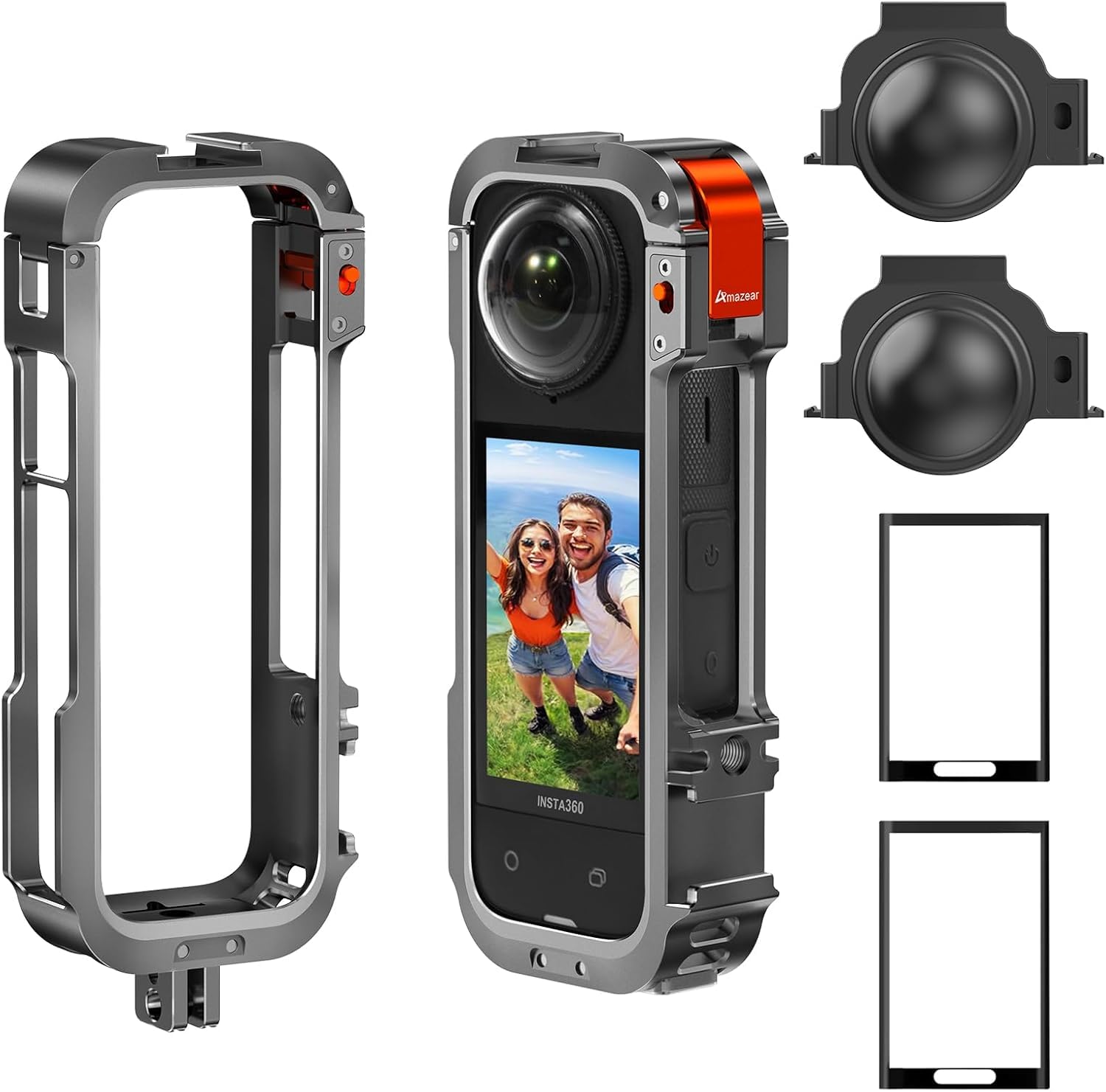 Protections D'Objectif Insta360 X5 - Verre Trempé, Qualité Supérieure, Protection Chocs Et Rayures