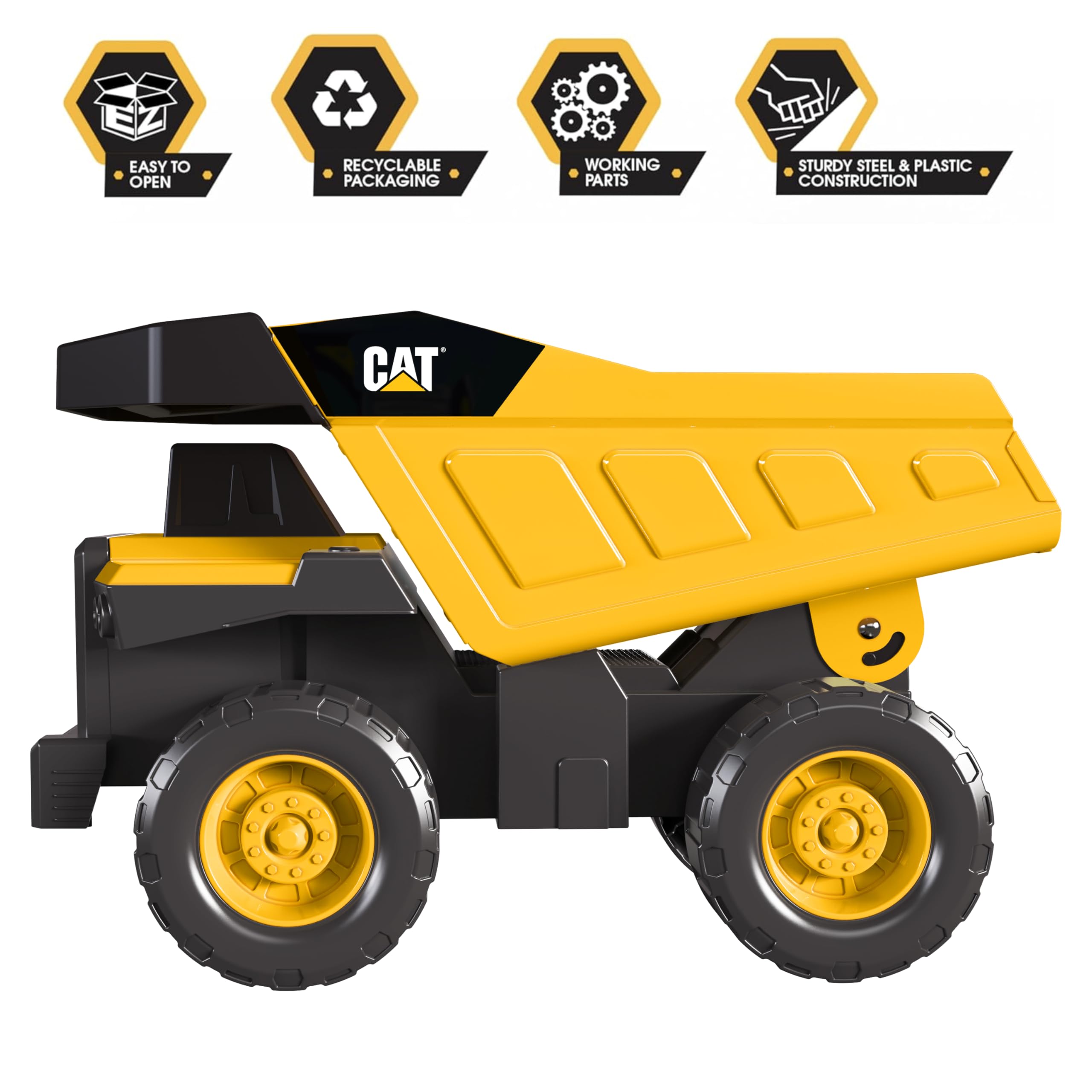 CatToysOfficial | Máquinas y Camiones de Juguete para Niños | Camión Volquete | Vehículo de construcción con Luces y Sonidos realistas| Juguetes Niños 3 Años o Más CatToysOfficial | Máquinas y Camiones de Juguete para Niños | Camión Volquete | Vehículo de construcción con Luces y Sonidos realistas| Juguetes Niños 3 Años o Más