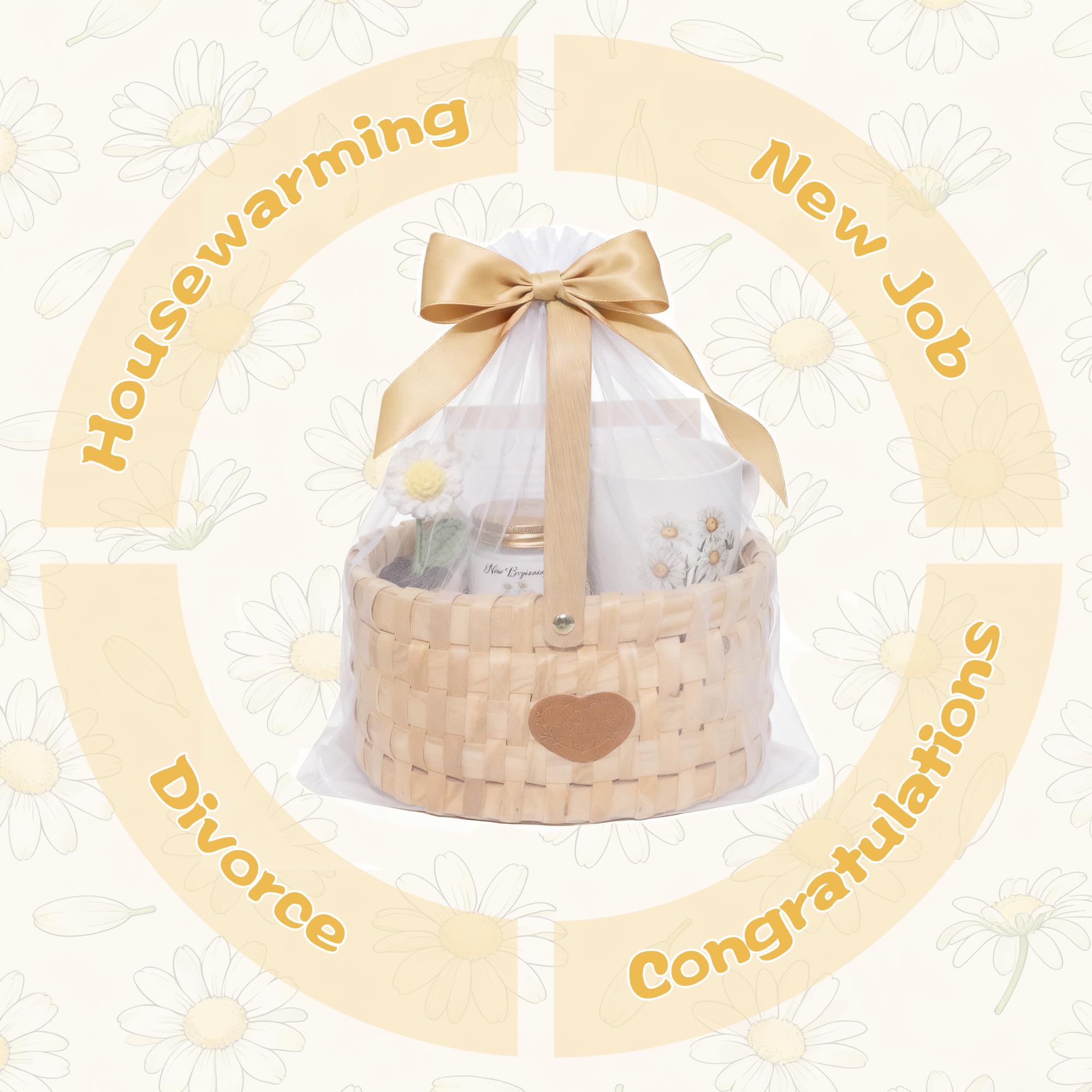 New Beginnings Box Gifts for Women, Divorce Break Up Gift Basket Farewell Gifts For Coworkers, New Job Going Away Goodbye Good Luck Gift Baskets Graduation Retirement New Home Christmas New Year Gift