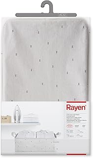 Rayen | Cesto para Ropa Limpia | Crudo con Estampado en Negro | Medidas: 60 x 40 x 20 cm