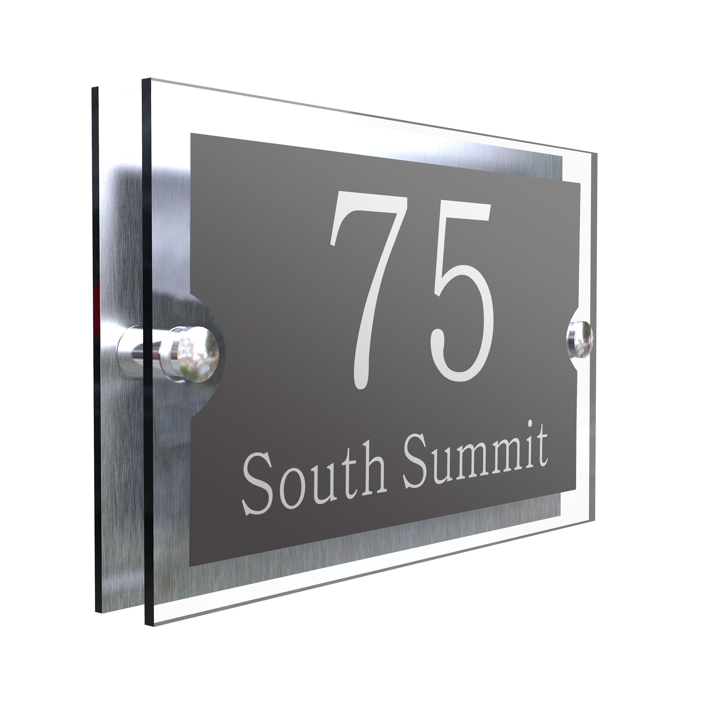 Numero Civico Esterno 0123456789 Numero Civico Targa Moderna Numero - Foto 3