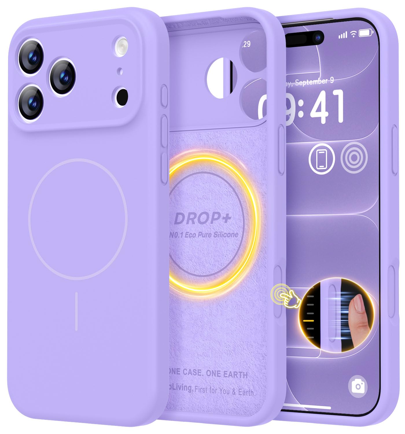 Photo 1 of LOVE 3000 Magnetic Silicone Case for iPhone 18 Pro (6.3-inch)