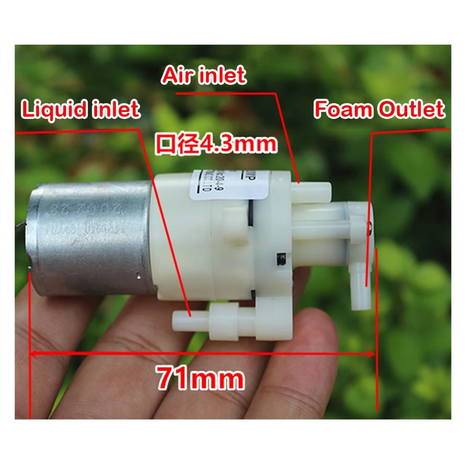 Pianka Buble Pump indukcyjna ręczna maszyna do mycia mydła w płynie pompa do wody DC 3 V, 3,7 V, 4 V, 5 V, 6V HDKYSWBUEJ