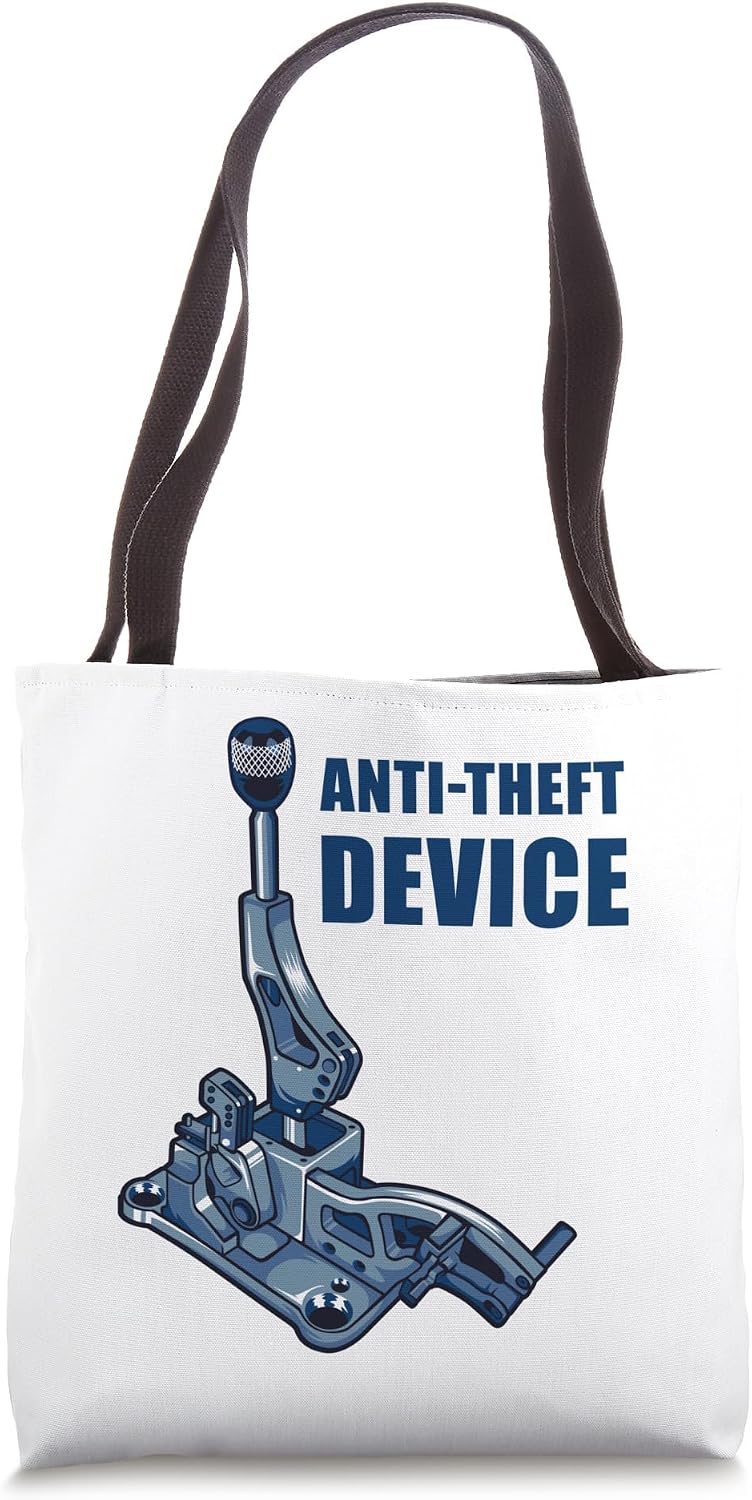 Anti-Theft Device – Funny Manual Shift Gearbox Car Humor Tote Bag