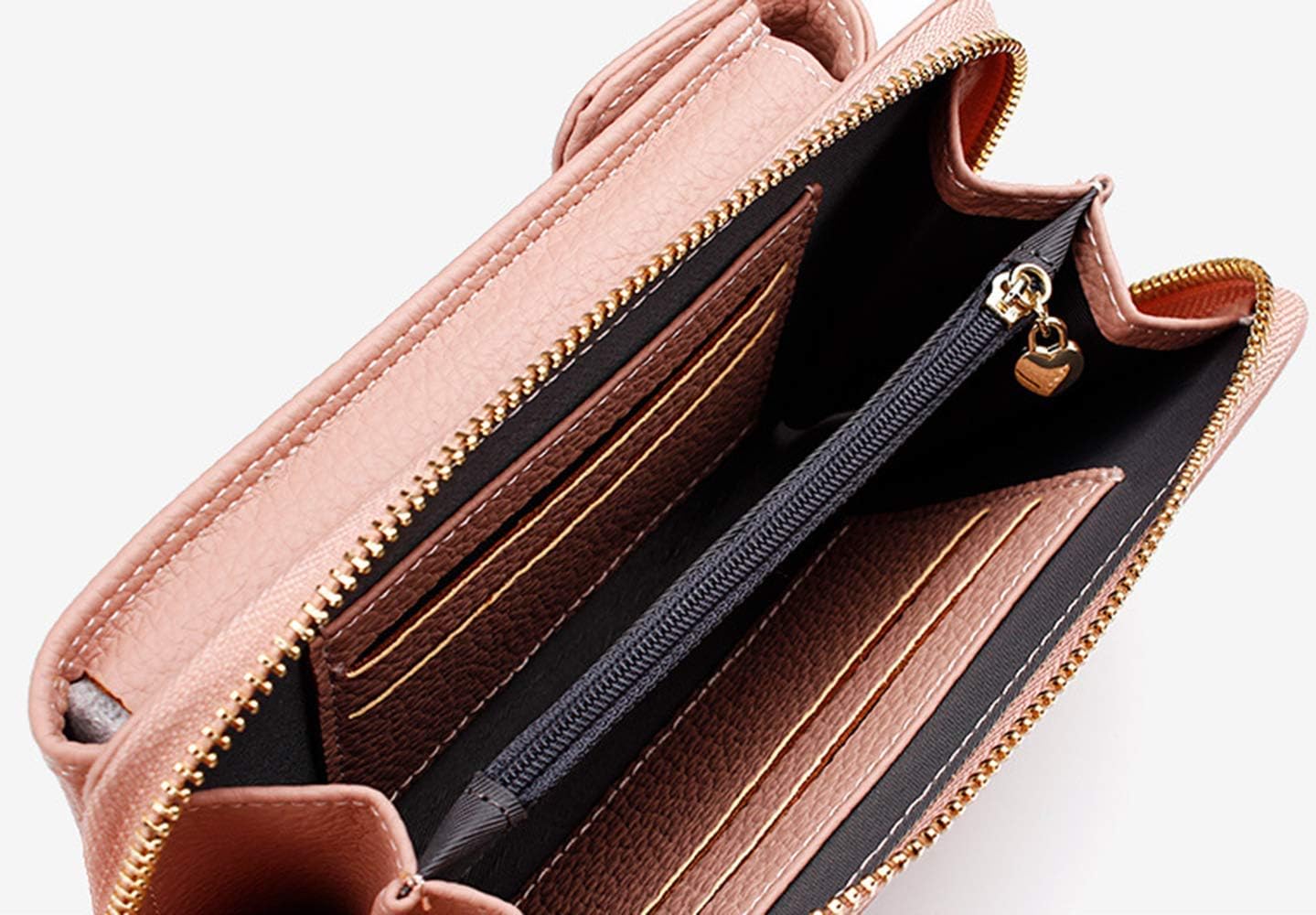 Valentoria Womens Crossbody Bag Cell phone Wallet Small Shoulder Purse Leather Card Handbag - Image 8