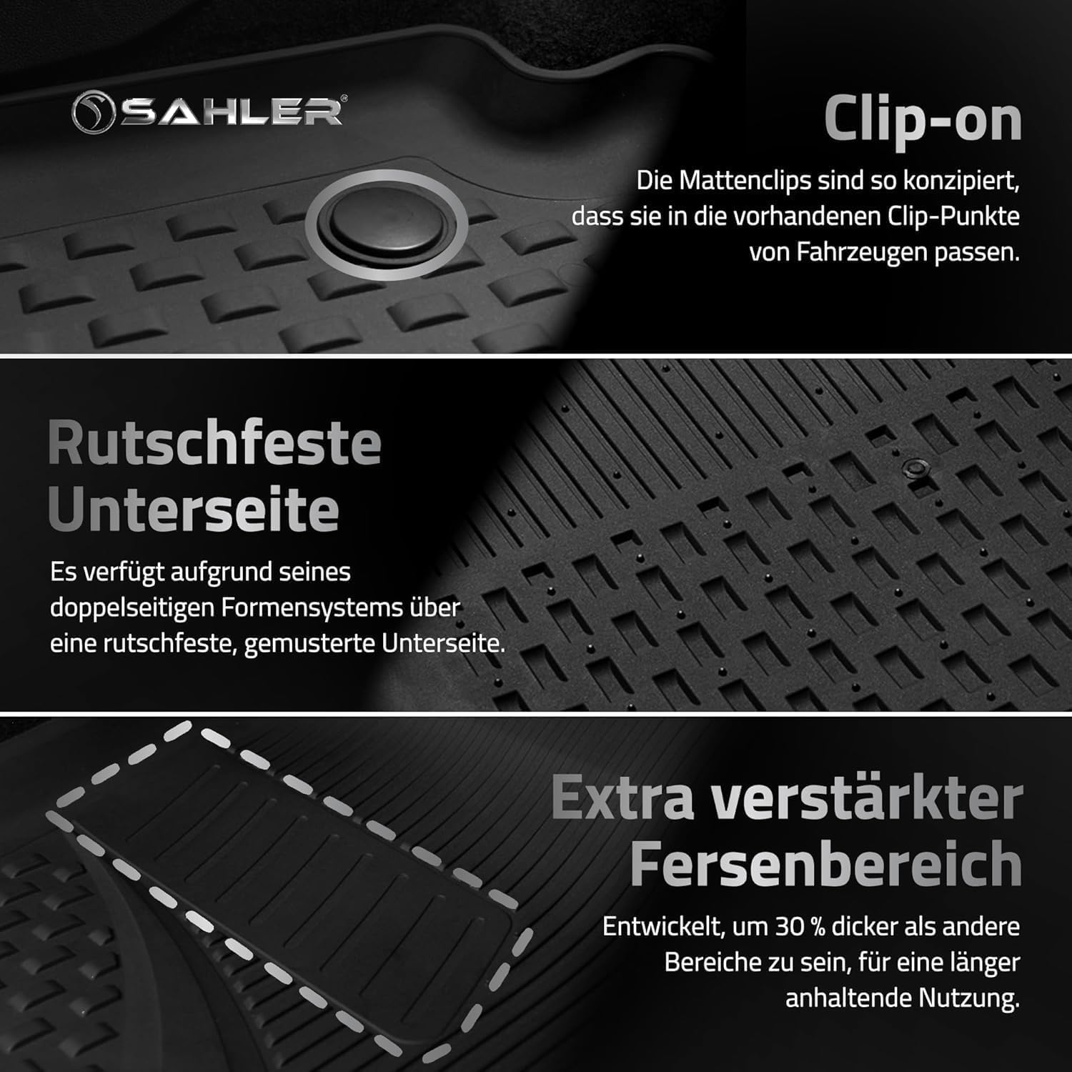 Alfombrillas de Coche compatibles con Renault Kangoo 2021-2026 | 4.5D Premium TPE Goma Antideslizante Alfombrillas de Goma Impermeable Coche Coche Negro
