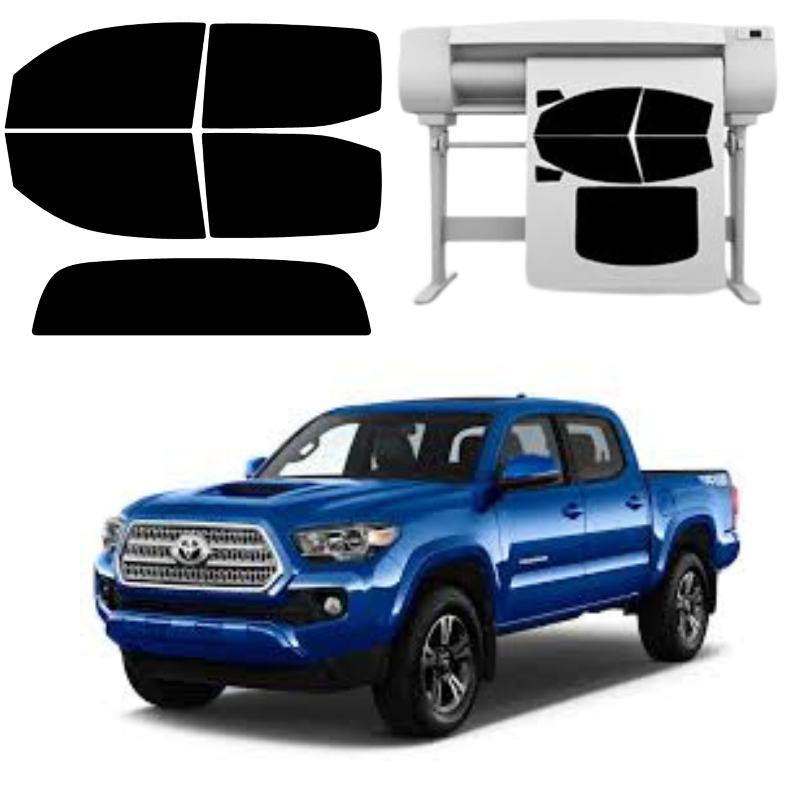 PreCut Window Film For Toyota Tacoma Access 1995-2004 All Side B 1427903 - Foto 7