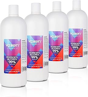 Sponsored Ad - Isopropyl Alcohol 99% (IPA) - USP-NF Concentrated Rubbing Alcohol - Made in USA - 128 Fl Oz/Gallon (1 Gallon)