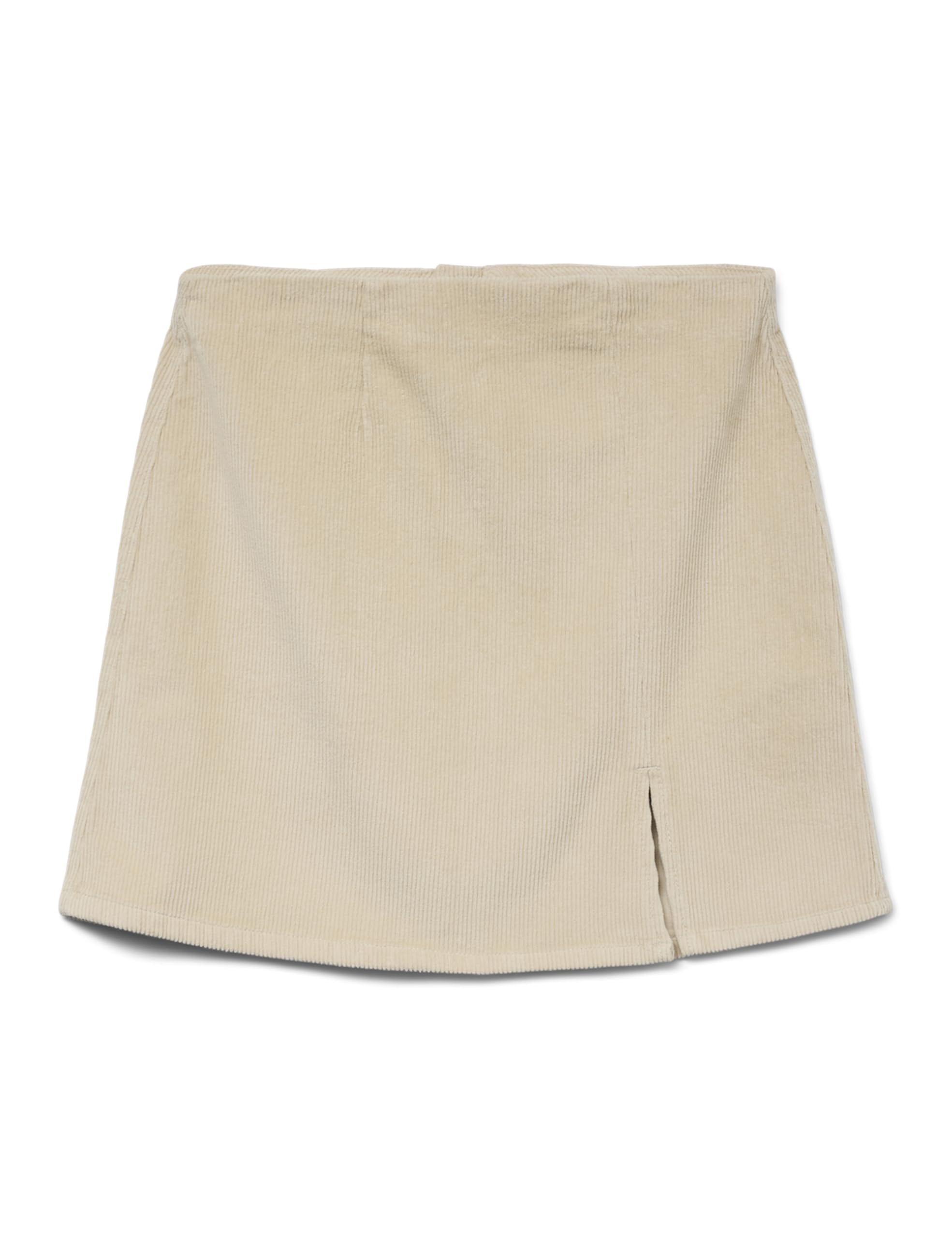 VERO MODA Vmlula Nelly Hr Short Crdry Skirt Noos, Oatmeal, L