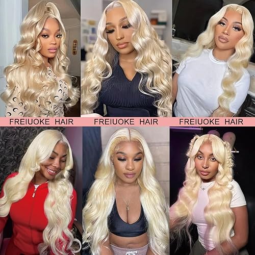 Miniatura 2 de 8, 10, 12 pulgadas, 613 paquetes de cabello humano rubio ondulado, paquete 613 de cabello humano virgen sin procesar, 3 paquetes de 10.58 oz