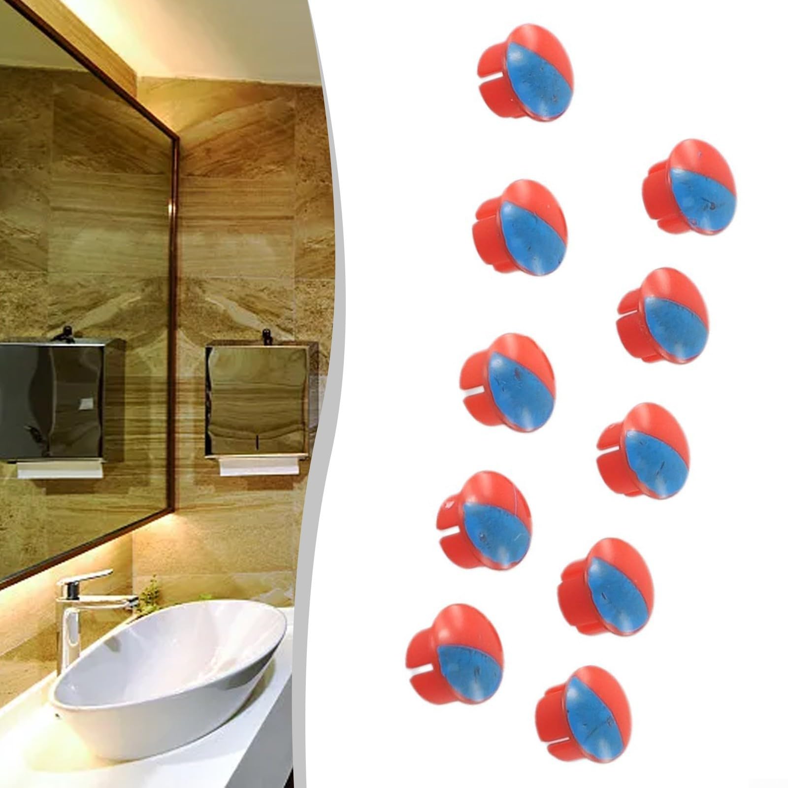Warm en Koud Water Indicator Stickers voor Keuken en Badkamer Kranen, 10 Stuks Set (1