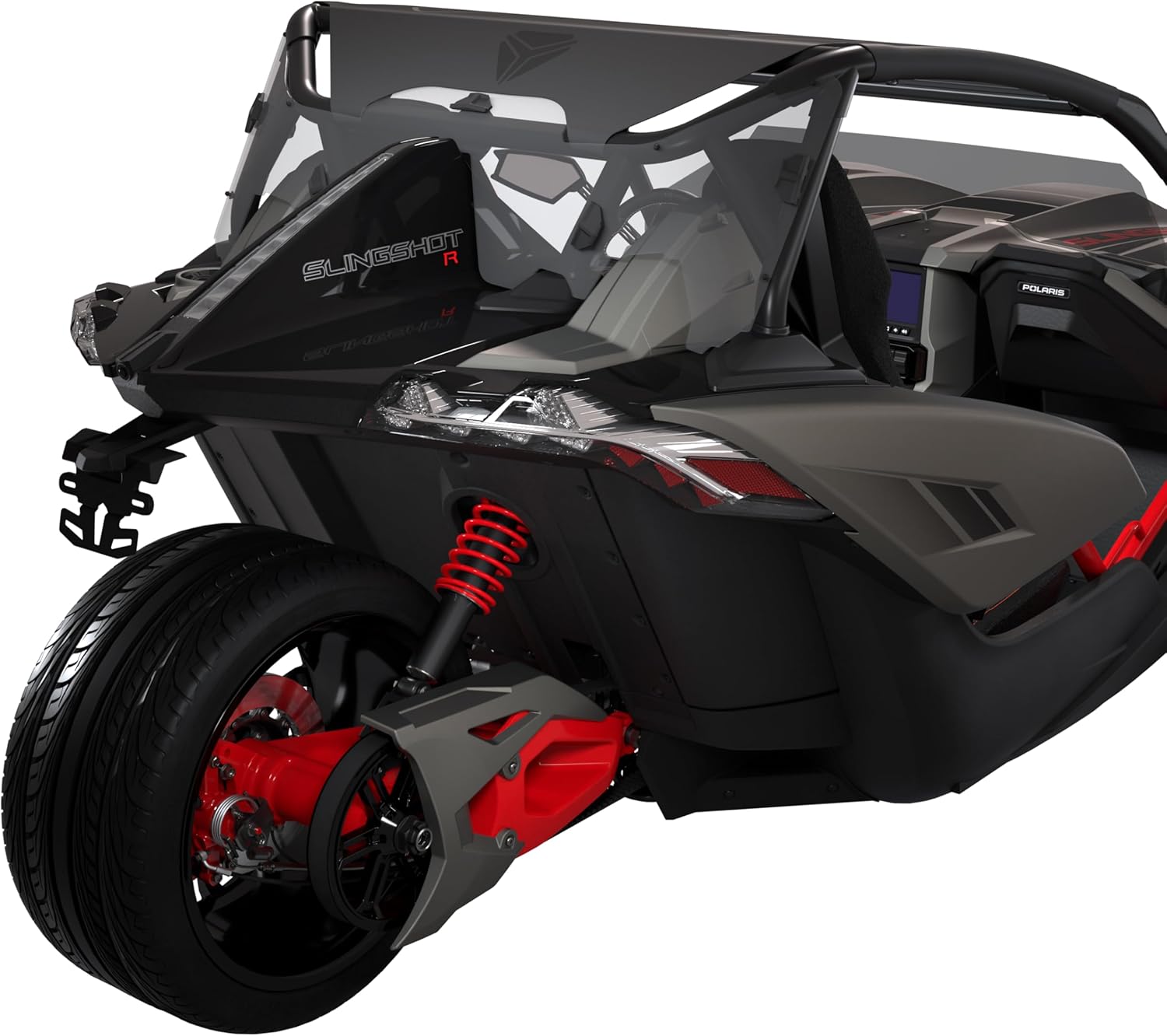Polaris Slingshot Roll Hoop Audio Excursion Top Rear Panel – Reduces Road & Wind Noise, Enhances Cabin Audio, Integrates with Excursion Top Frame – OEM Part 2890569