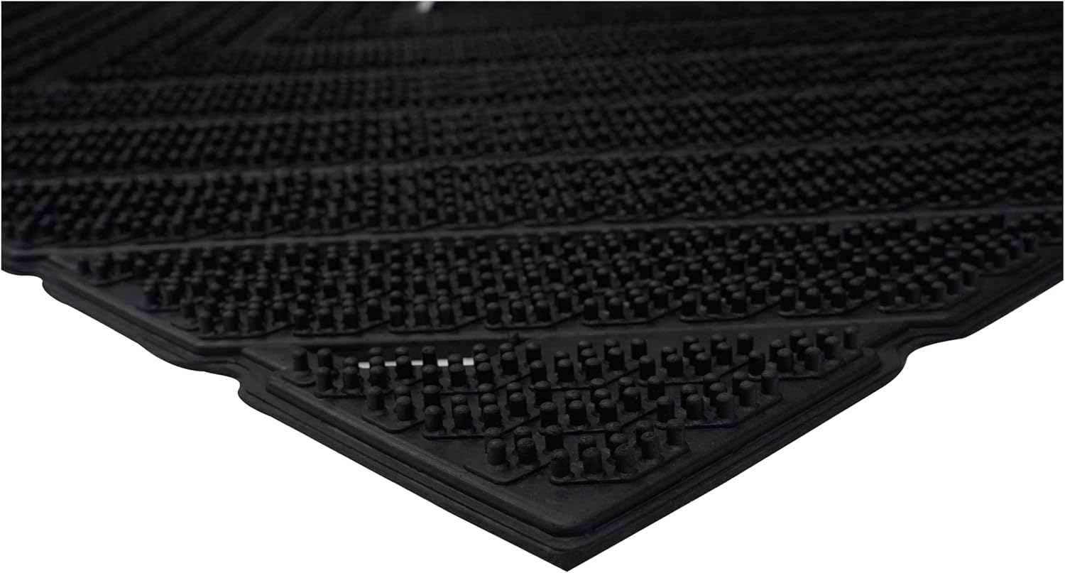 Calloway Mills Rubber Doormat 18 ''x 30'' (Chevron)