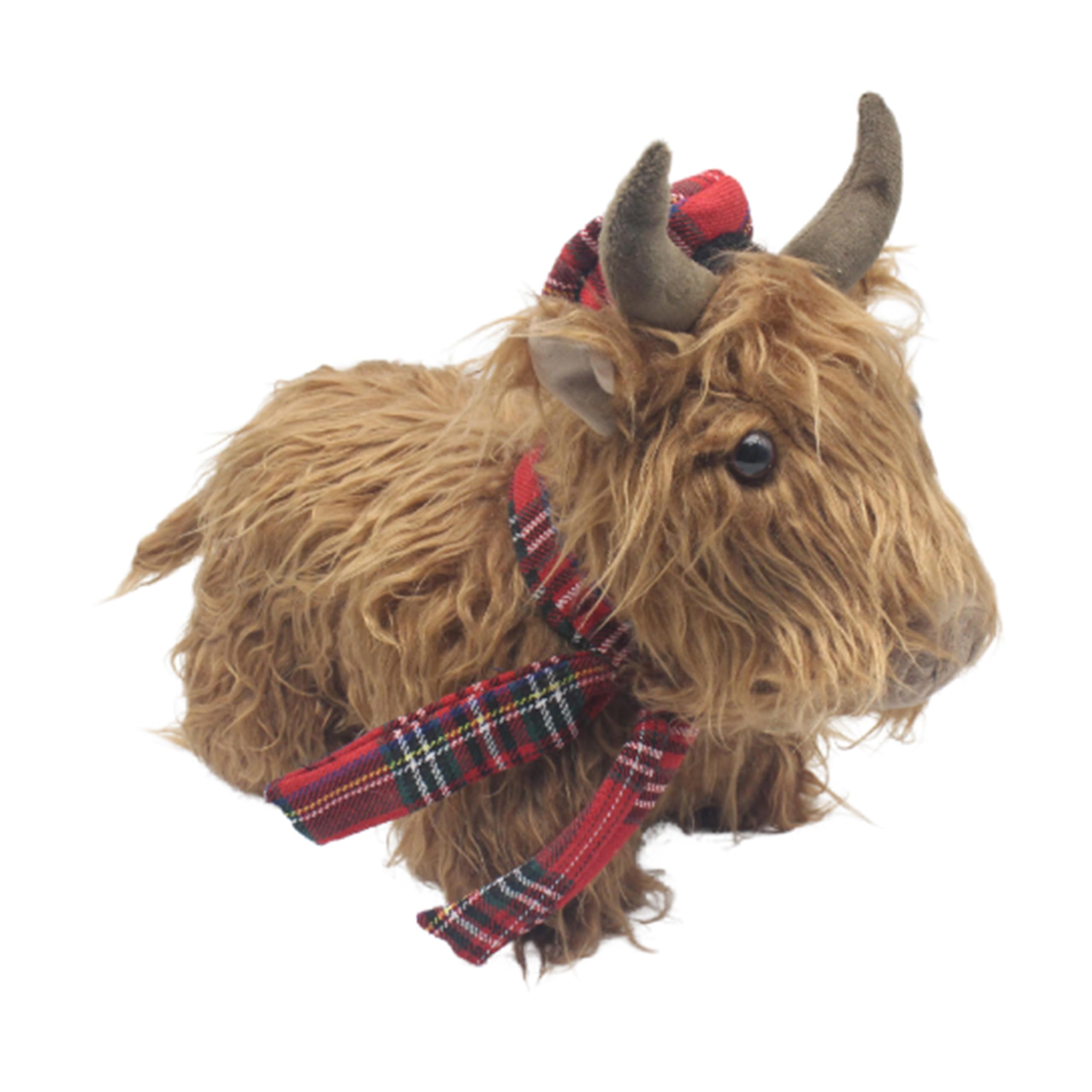 Lesser & Pavey Highland Cow Doorstop Tartan for Home & Office | Stylish Door Wedges & Door Stoppers for Floor | Door Stops for Indoors & Outdoors | Reliable Door Wedges for Bedroom