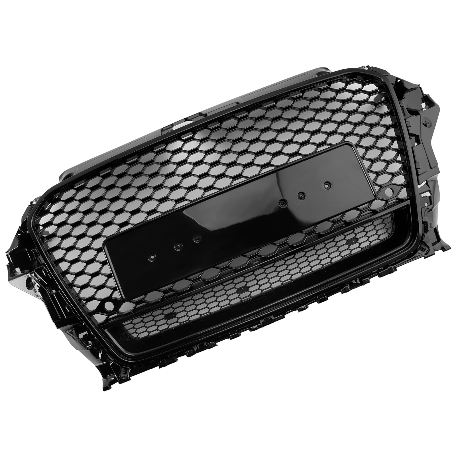 Griglia paraurti Anteriore RS3 Style Front Henycomb Bumper Grille Fit for Audi A3 S3 2013-2016 W/Quattro