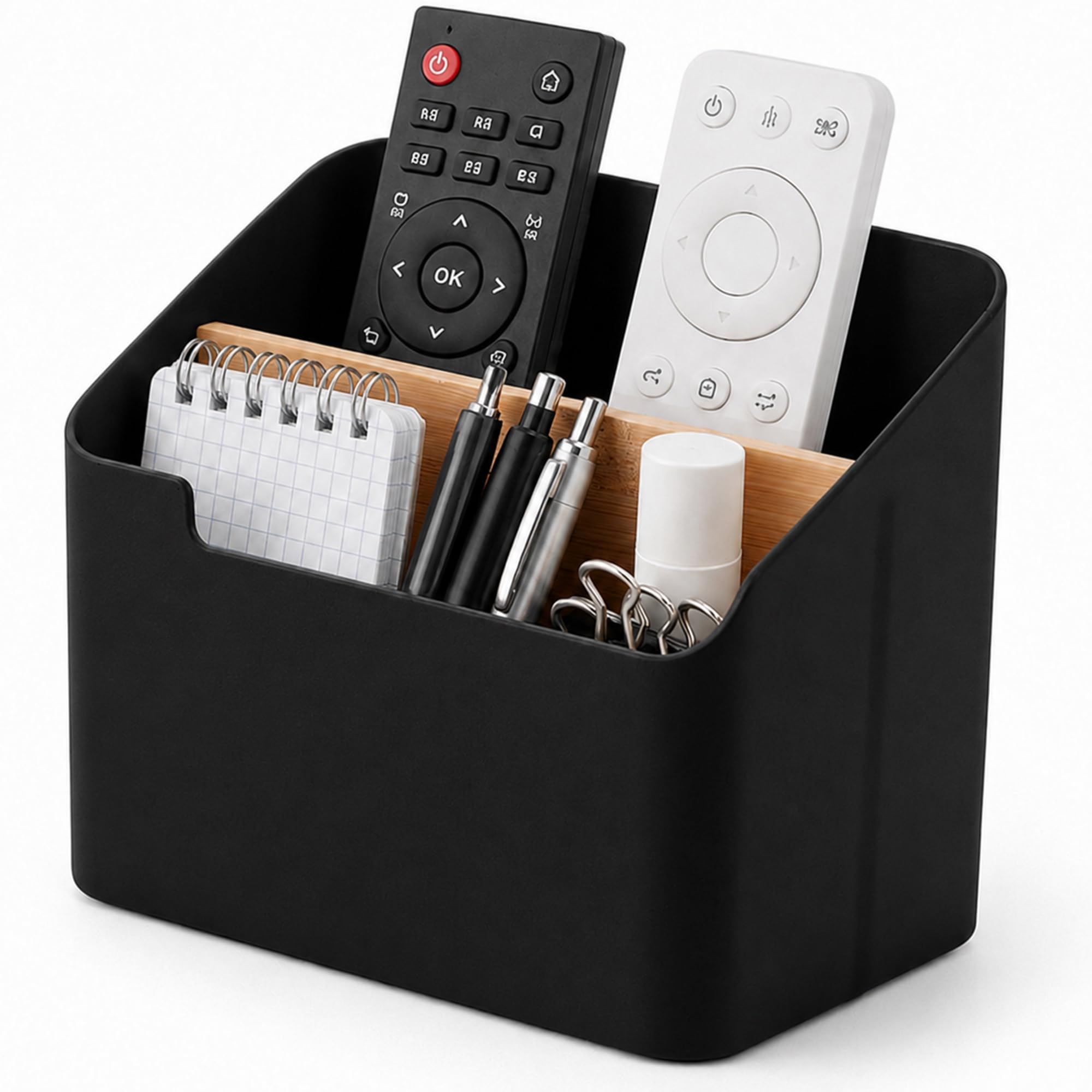 Remote Control Holder & TV Remote Holder – Desktop Organiser 14.5x9x11.7cm