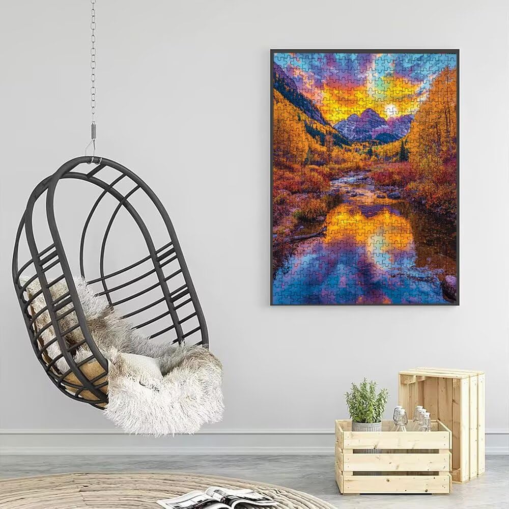 Puzzle 5000 Pezzi, Paesaggio Forestale 3D Puzzle per Adulti Impegnativo, Educa Puzzles Artistico, Divertente E Stimolante Puzzles Decorativo per La Famiglia, Regalo e Decorazione Pareti DX0YL6-793